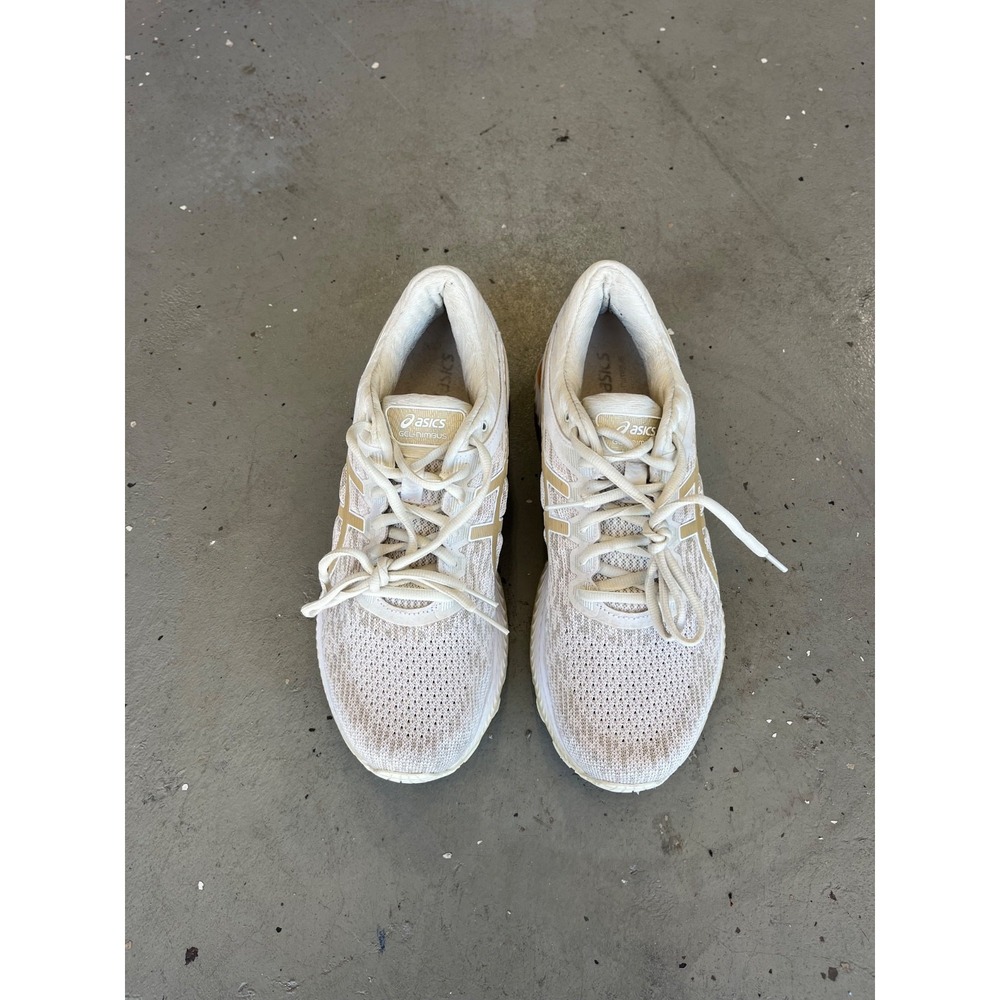 Asics Gel Nimbus 22 Knit Running Shoes Womens 10 Biege‎ Flyte Foam  1012A678 - Picture 3 of 8
